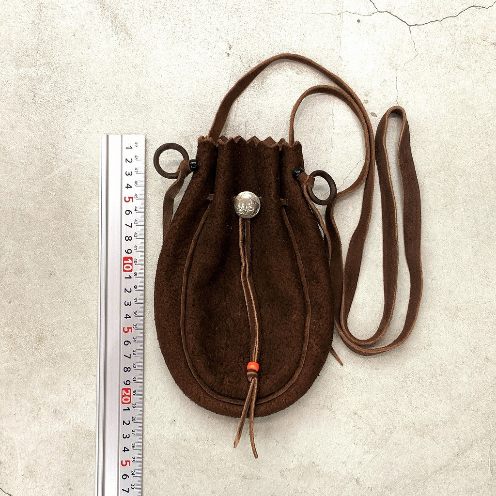 ゴローズ goro's [新品]巾着ポーチS(焦茶) – DELTAone