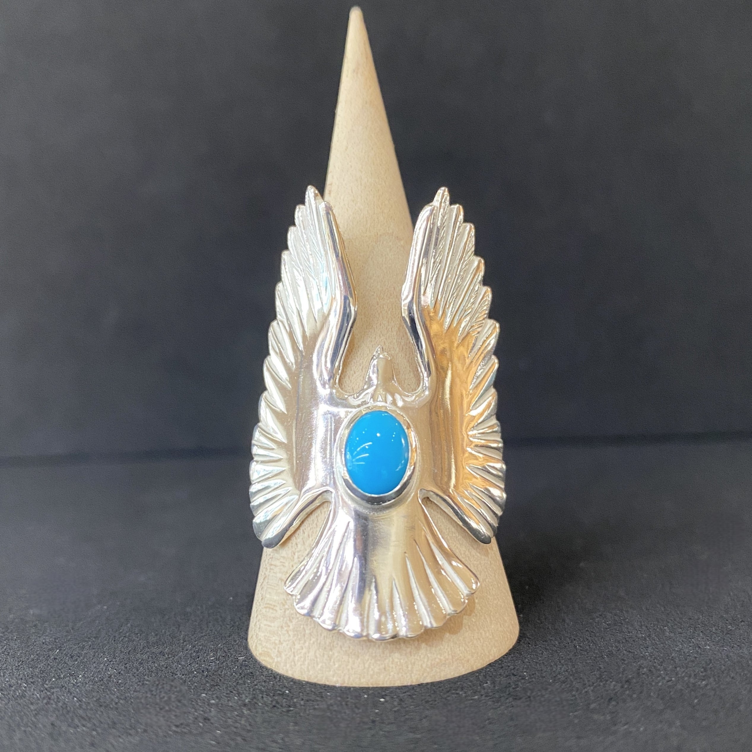 ゴローズgoro'sターコイズ付きイーグルリング25号 ゴローズ goro's [新品]TQ付イーグルリング(25号) ※希少サイズ