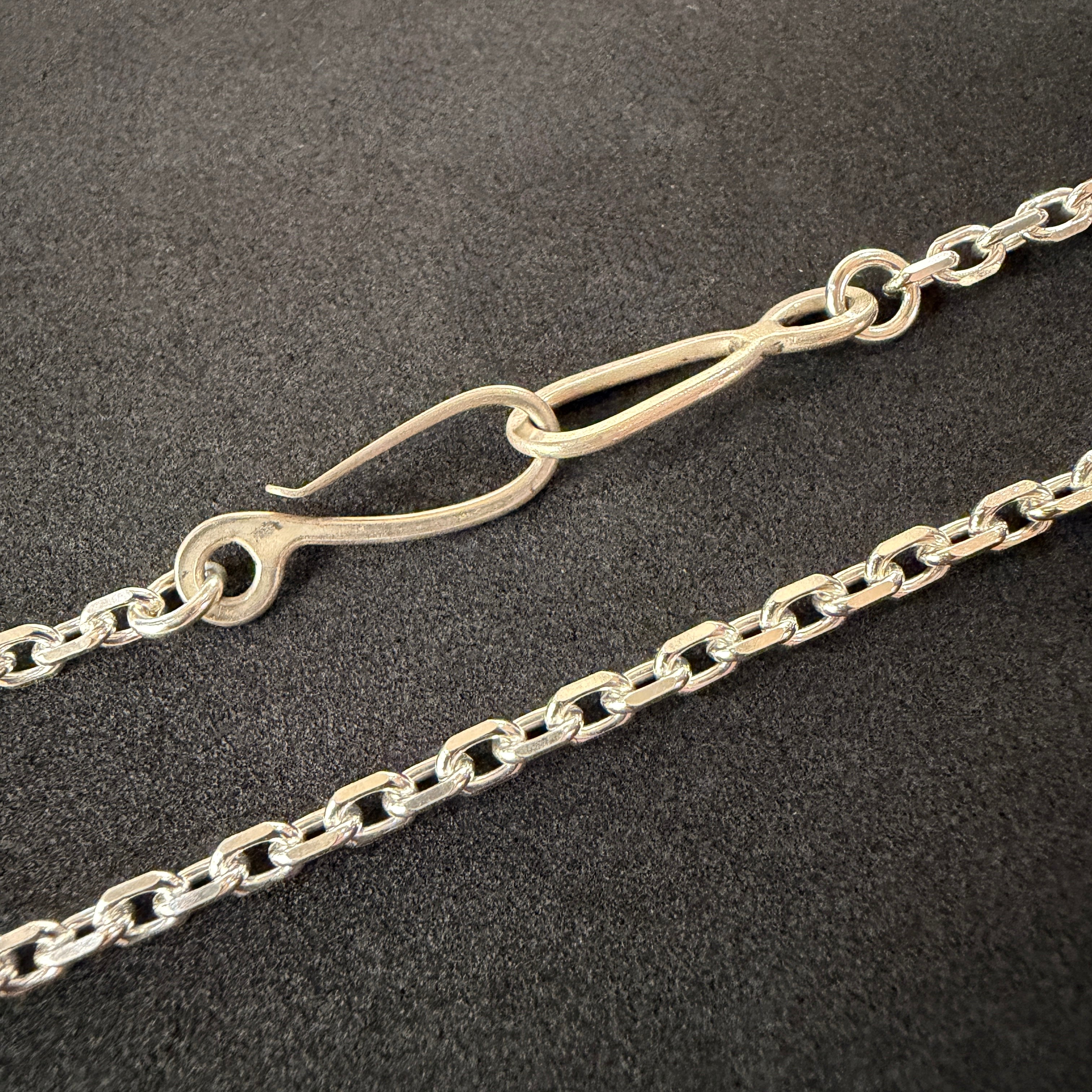 ゴローズ goro's [希少]OLDフック付細角チェーン※ロウ付けタイプ