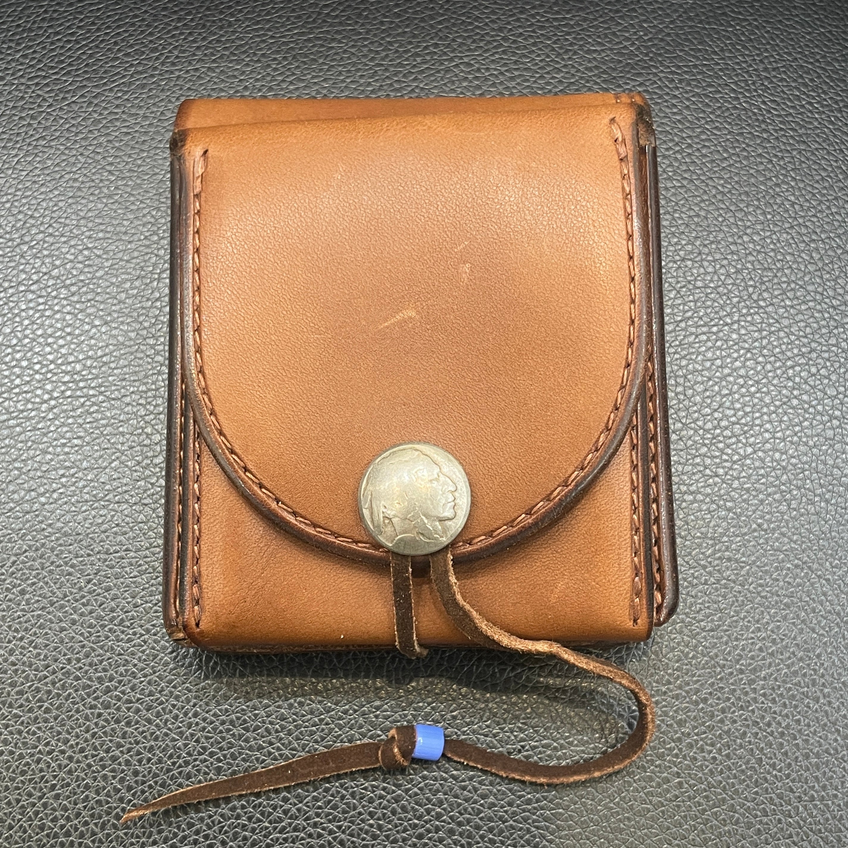 ゴローズ goro's ※特別SALE※[新品]新型二つ折り財布(焦茶)※傷有り