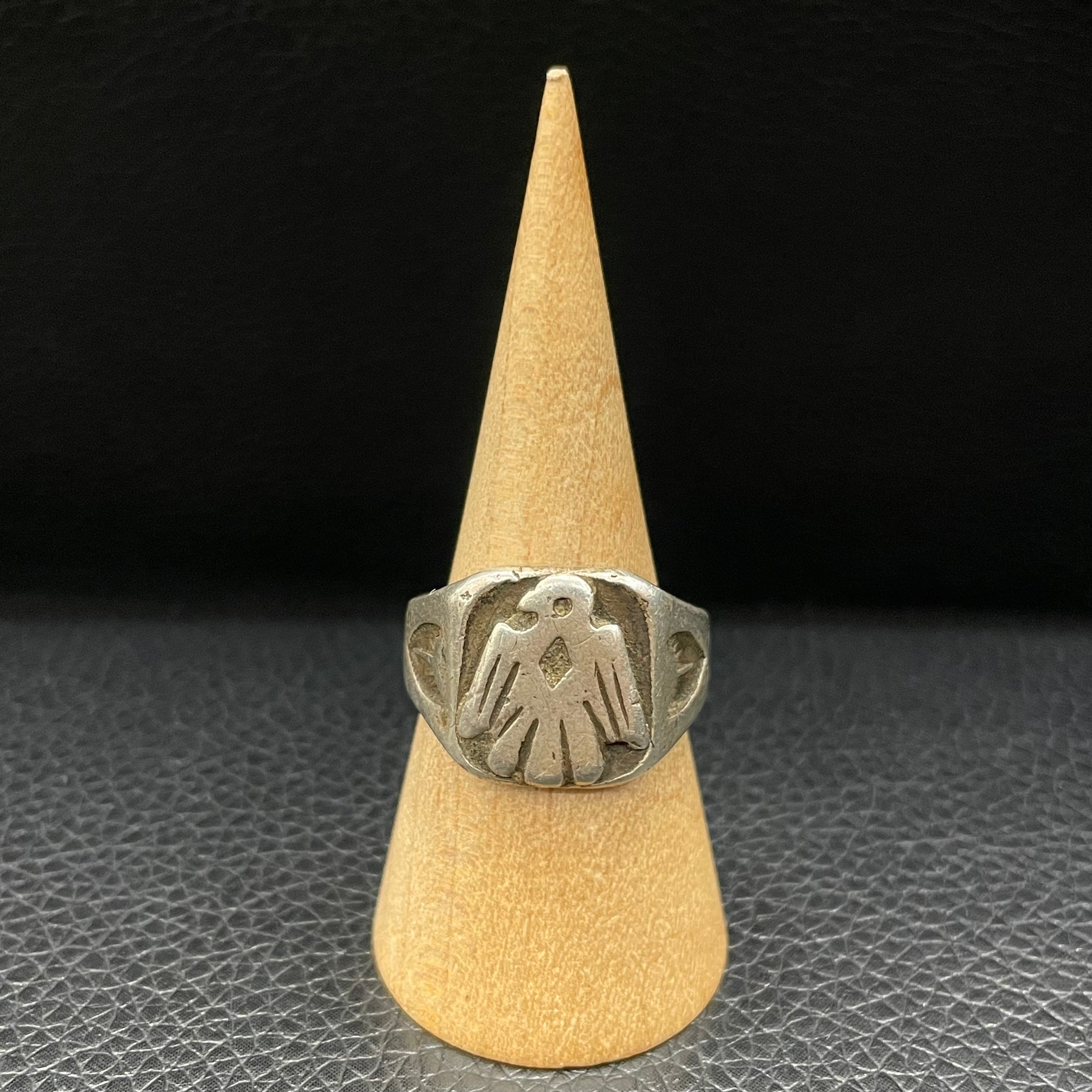 ゴローズ goro's ※特別SALE※SVイーグル付印台リング(17号