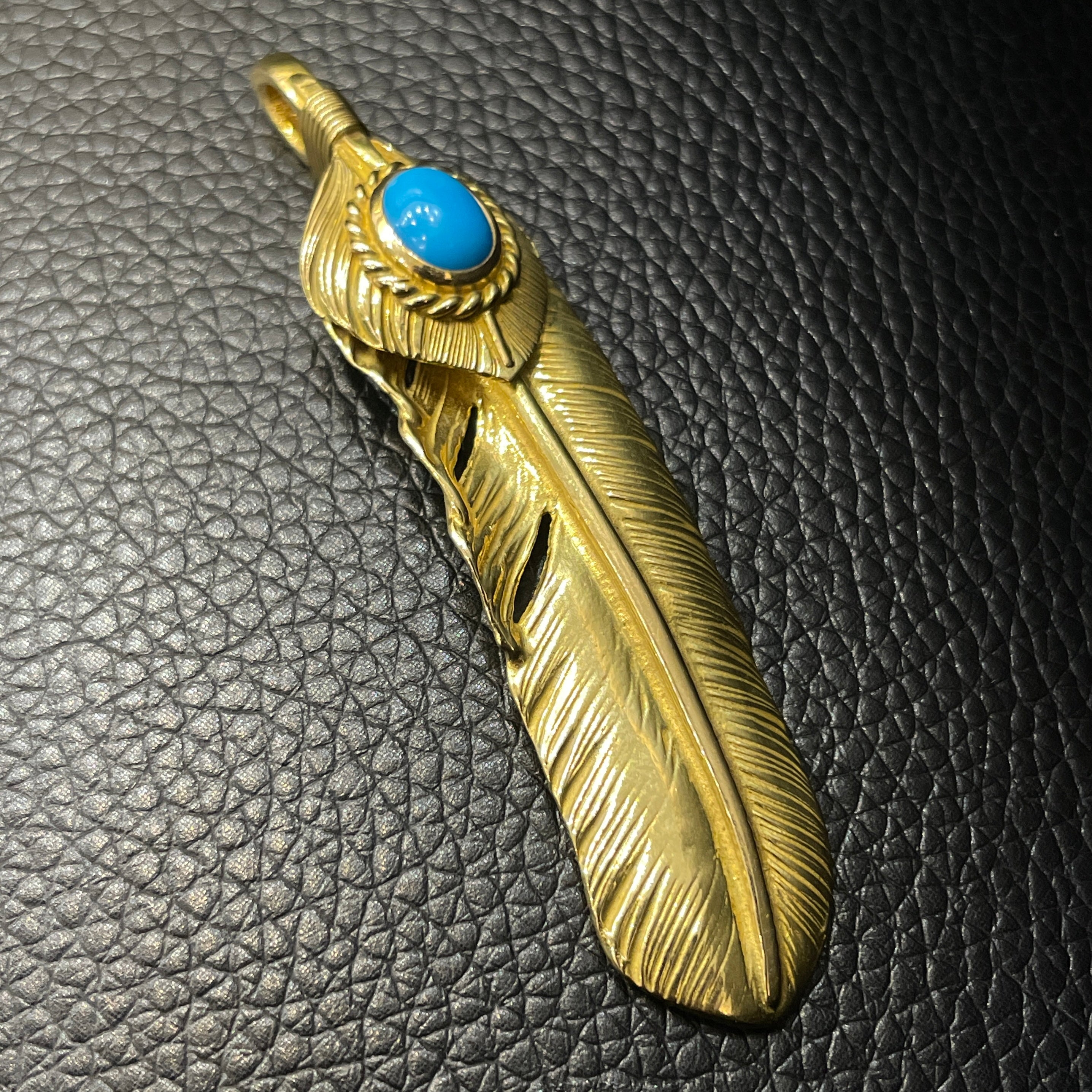 ゴローズ goro's [超希少][現行]上金金縄TQ全金特大フェザー(右