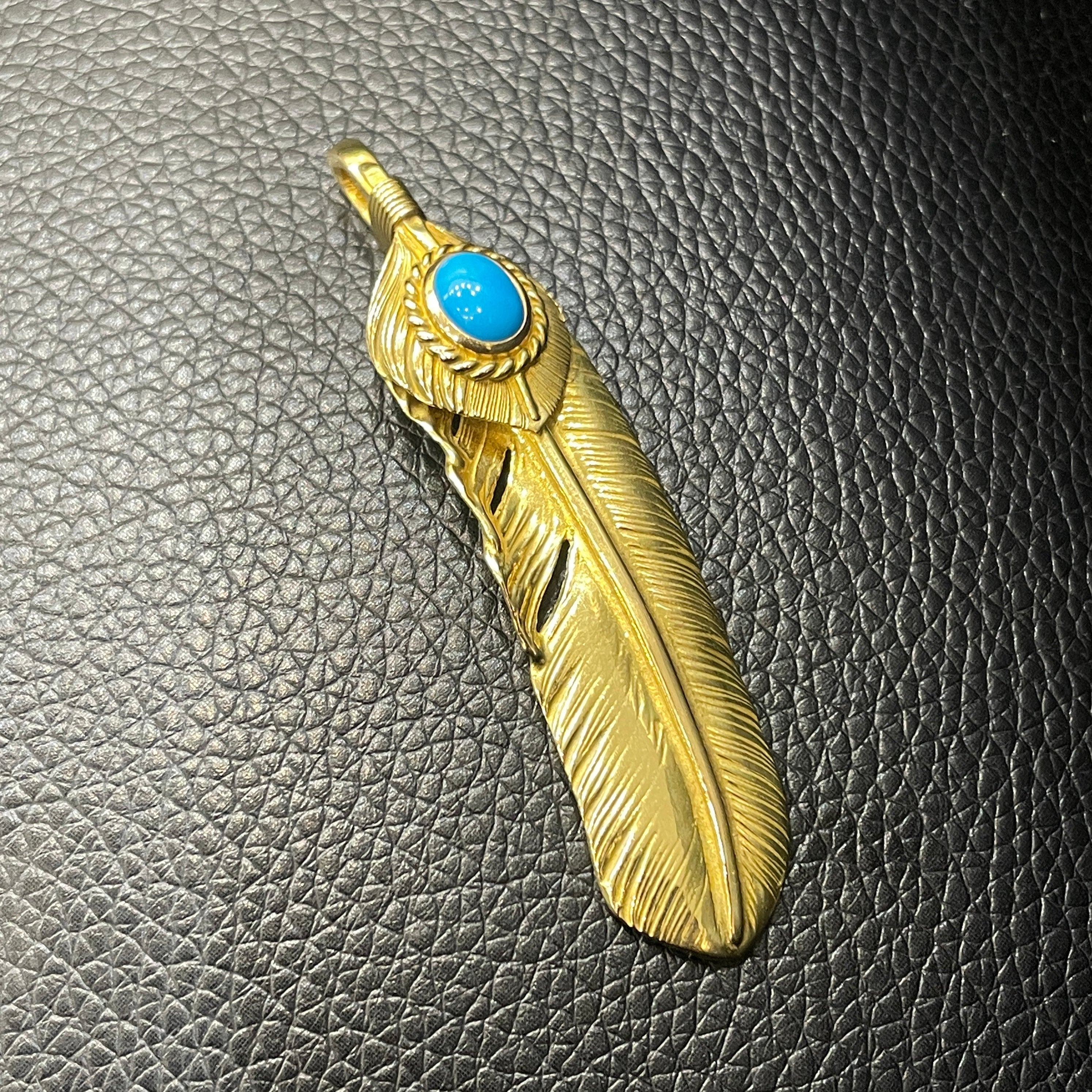 ゴローズ goro's [超希少][現行]上金金縄TQ全金特大フェザー(右