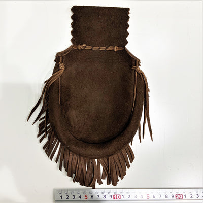 ゴローズ goro's [新品]フリンジ付腰掛けバッグS(コゲ茶)