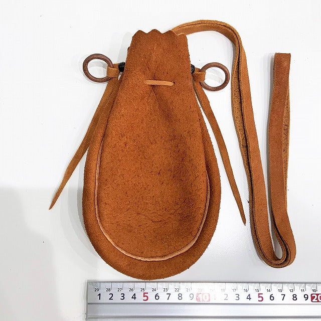 ゴローズ goro's [新品]巾着ポーチS(赤茶) – DELTAone