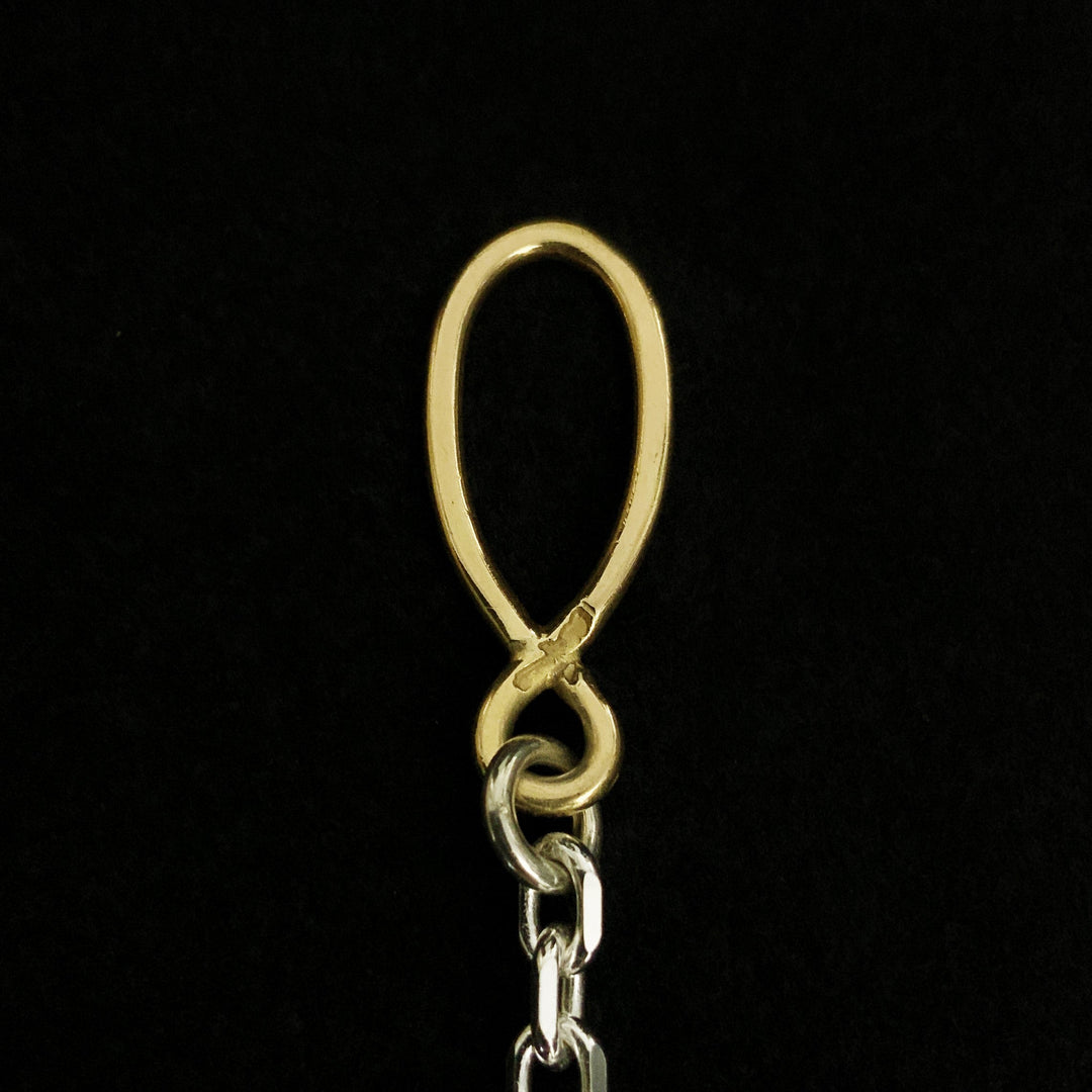 ゴローズ goro's [特注品][OLD]全金OLDフック細角チェーン