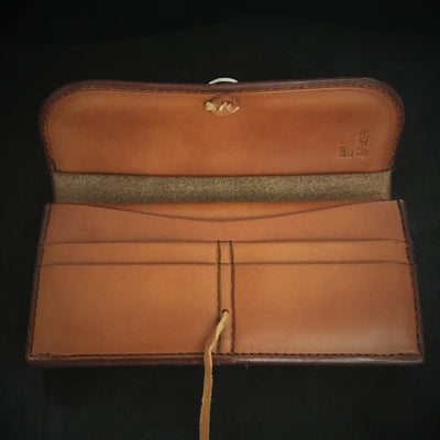 ゴローズ goro's [新品]札入れ(赤茶）