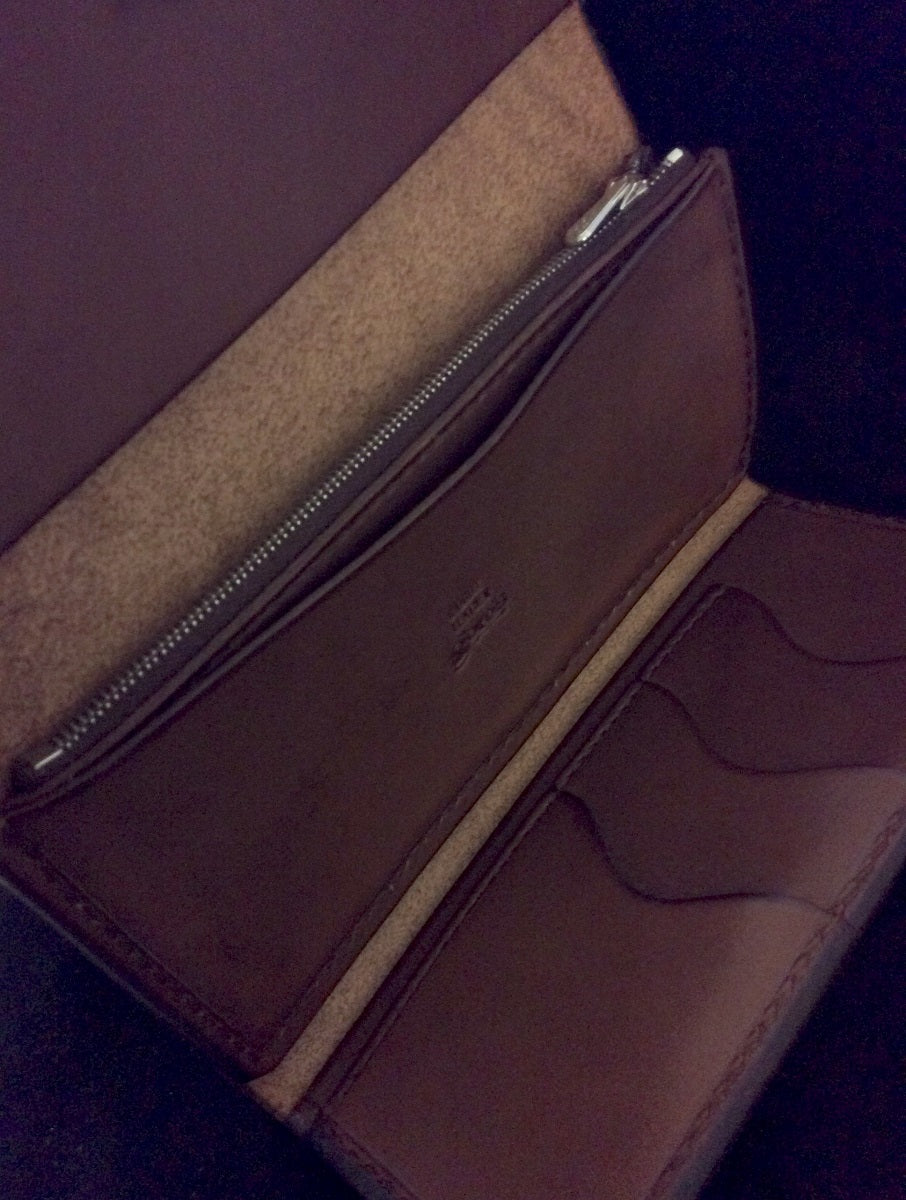 ゴローズ goro's ※特別SALE※ [新品]三つ折り長財布(焦茶)