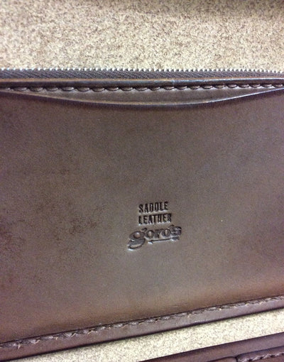 ゴローズ goro's ※特別SALE※ [新品]三つ折り長財布(焦茶)