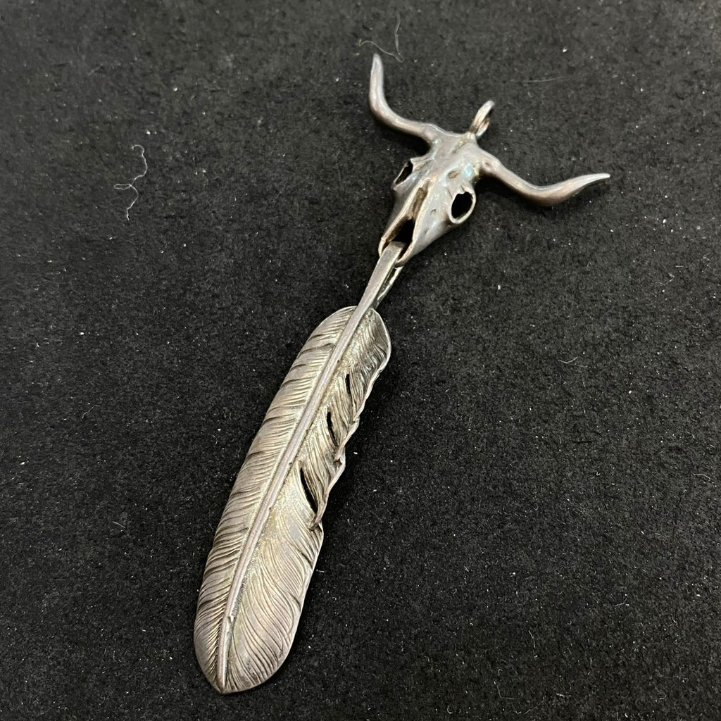 ゴローズ プレーン特大フェザー オールド 酸化 雰囲気抜群 鹿紐