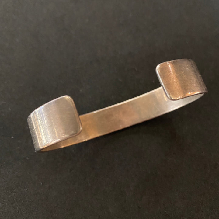 ゴローズ goro's [OLD][希少]平打ちブレス(M)※歪メタル ※斜め飛び