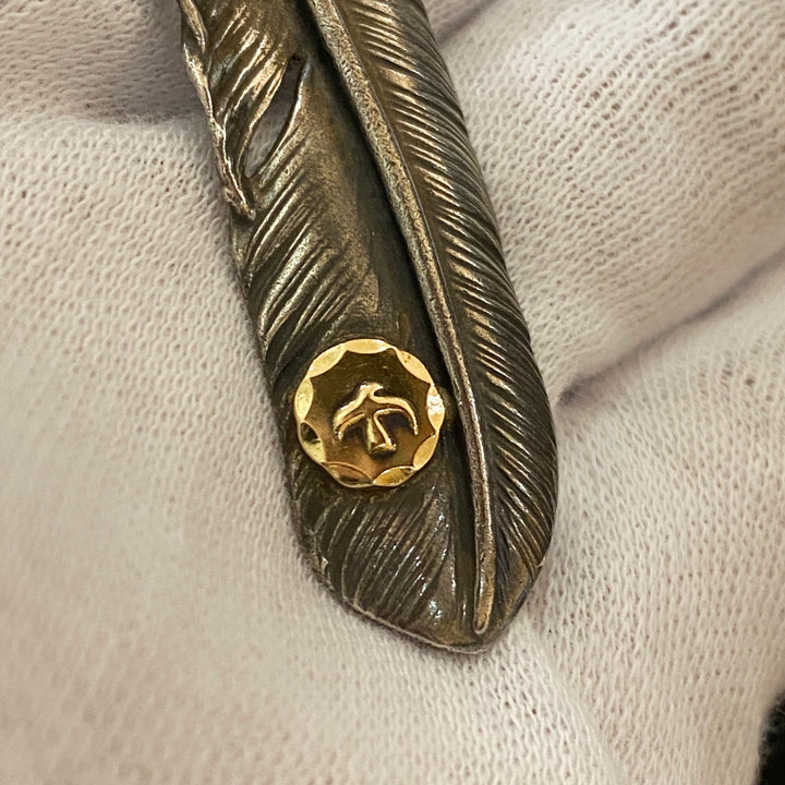 ゴローズ goro's [現行] SVツメ付特大フェザー(右)※メタル大※雰囲気