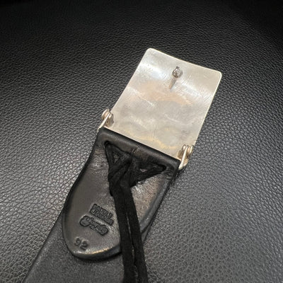 ゴローズ goro's 4cm可動式角バックルベルト(黒)※革新品※木村拓哉さん着用モデル