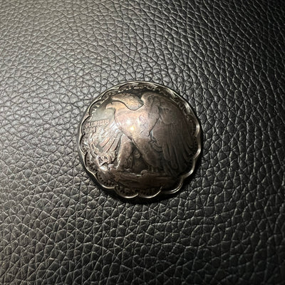 ゴローズ goro's [超希少]ハーフダラーコンチョ※Ｗマルカン・タガネ入り