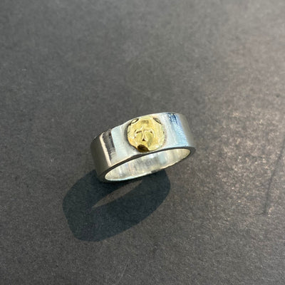 ゴローズ goro's 平打ちリング(21号)※イーグル斜め飛び