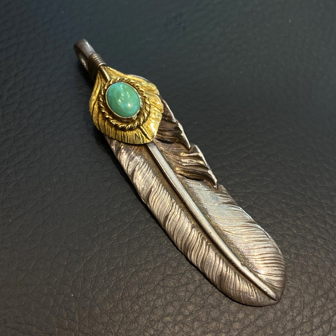 ゴローズ goro's [超希少][現行]上金金縄TQ特大フェザー(左