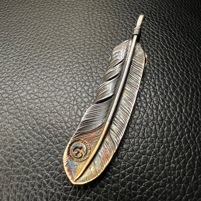 ゴローズ goro's [超希少][美品][OLD]上金先金特大フェザー(左) ※雰囲気抜群