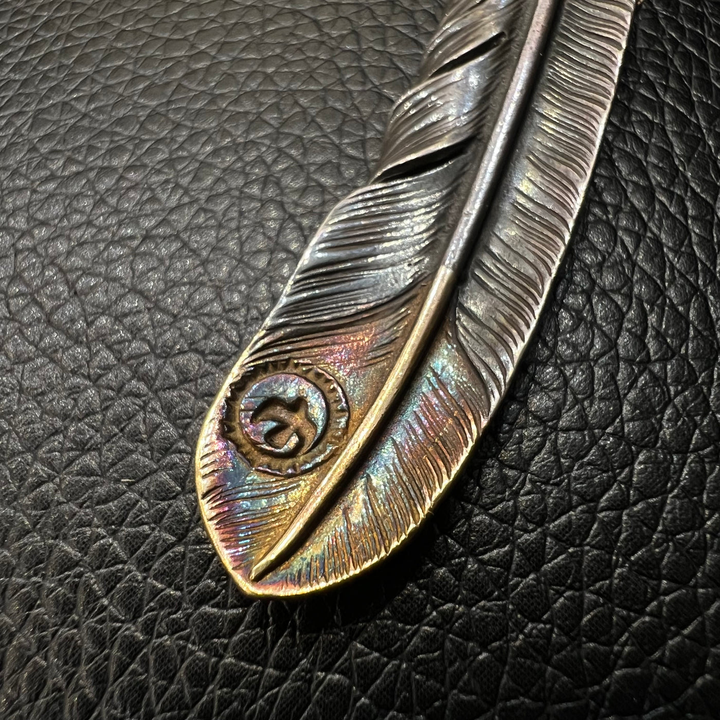 ゴローズ goro's [超希少][美品][OLD]上金先金特大フェザー(左) ※雰囲気抜群