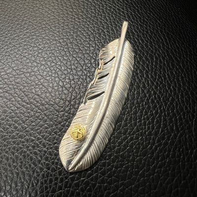 ゴローズ goro's［超美品］ [現行]メタル付特大フェザー(右) ※メタル小