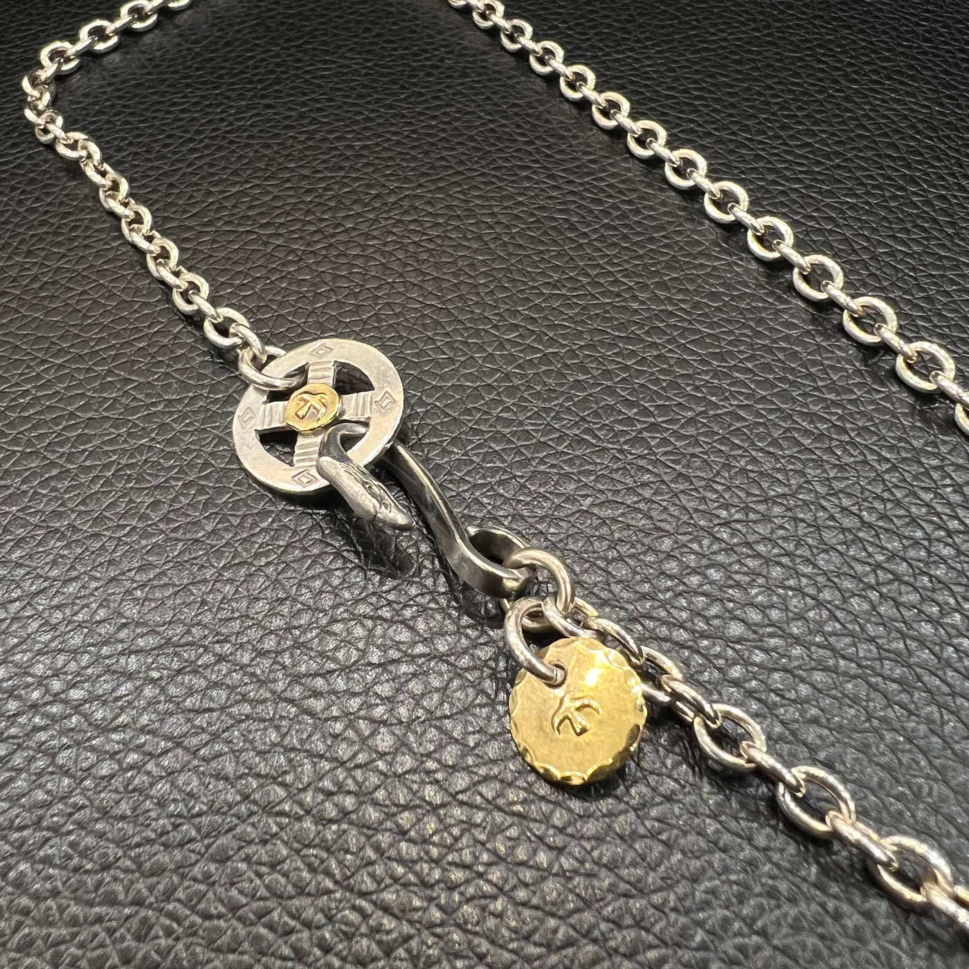 ゴローズ goro's ※特別SALE※SVツメ付特大フェザー(左)SET※目彫りフック