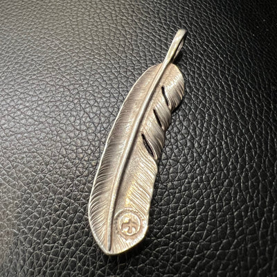 ゴローズ goro's [現行]メタル付特大フェザー(右) ※メタル大きい