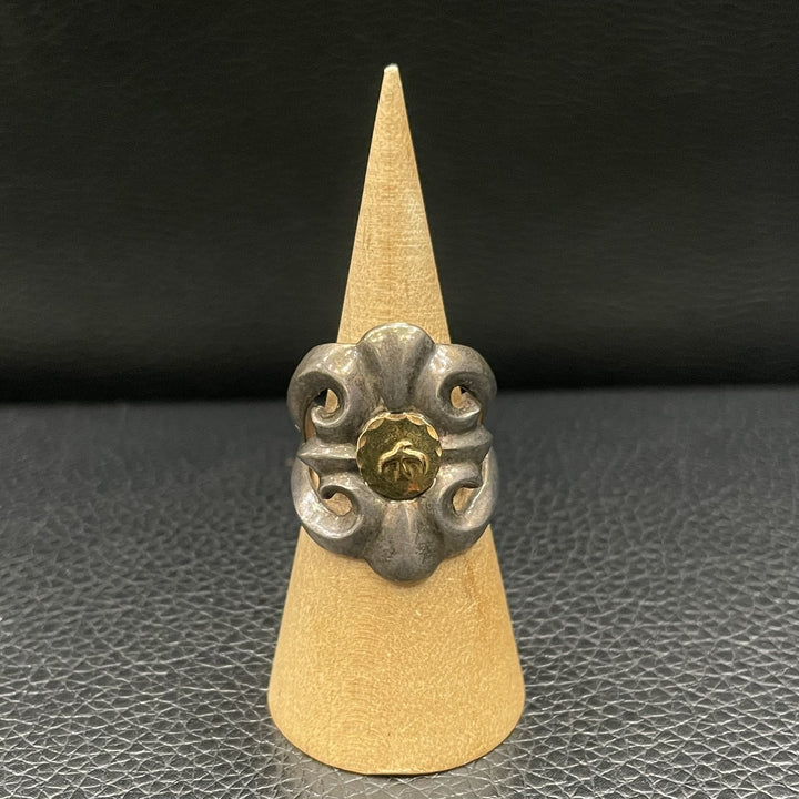 ゴローズ goro's K18小メタル付キャストリング(13号)※雰囲気有り