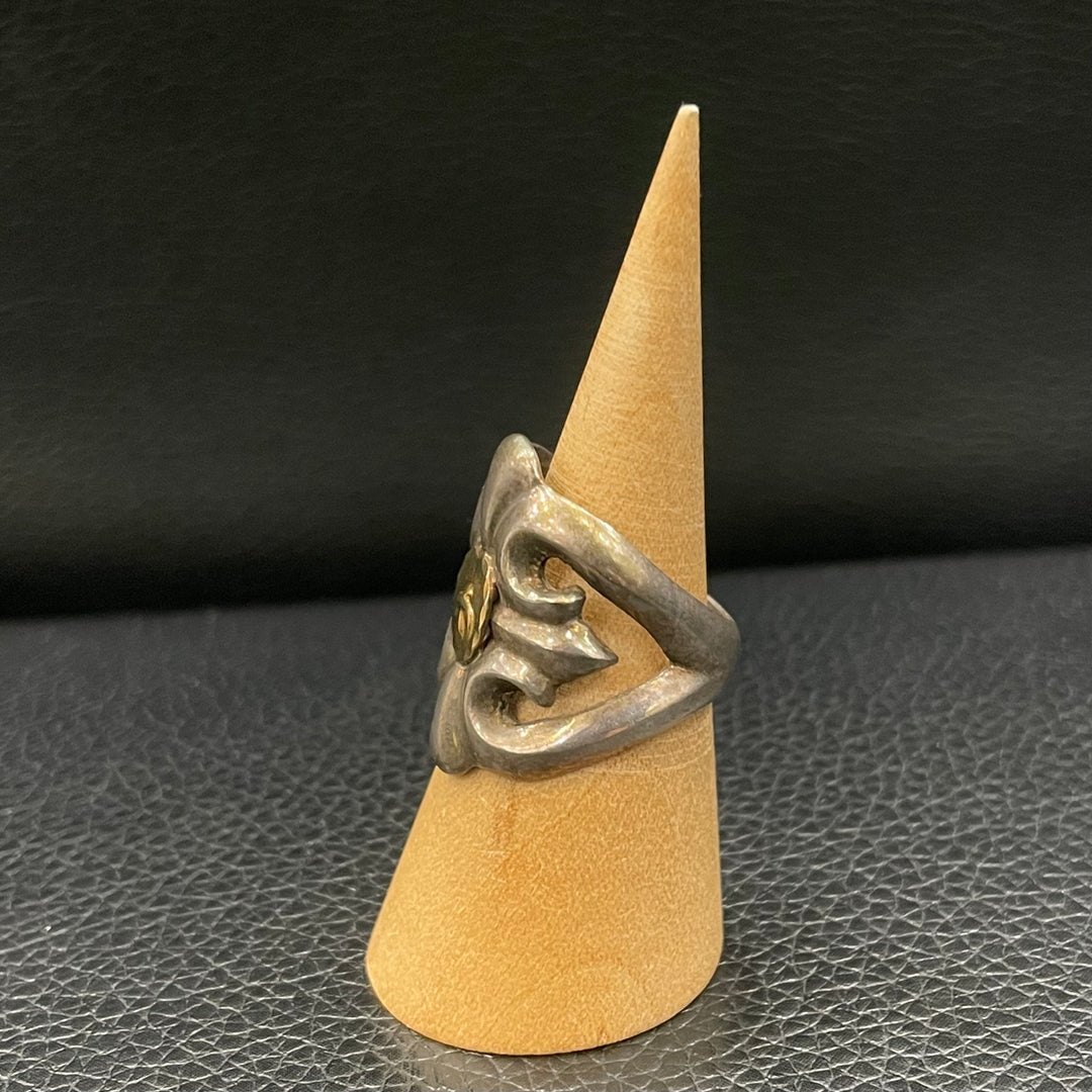 ゴローズ goro's K18小メタル付キャストリング(13号)※雰囲気有り