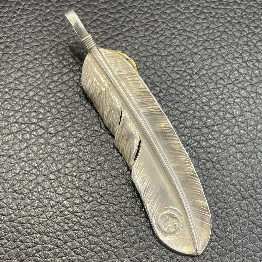 T*S様 ゴローズ ゴローズ goro's [現行]上金金縄TQ特大フェザー(左)※エメラルド