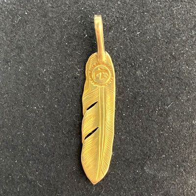 ゴローズ goro's [美品]全金フェザー(L)左