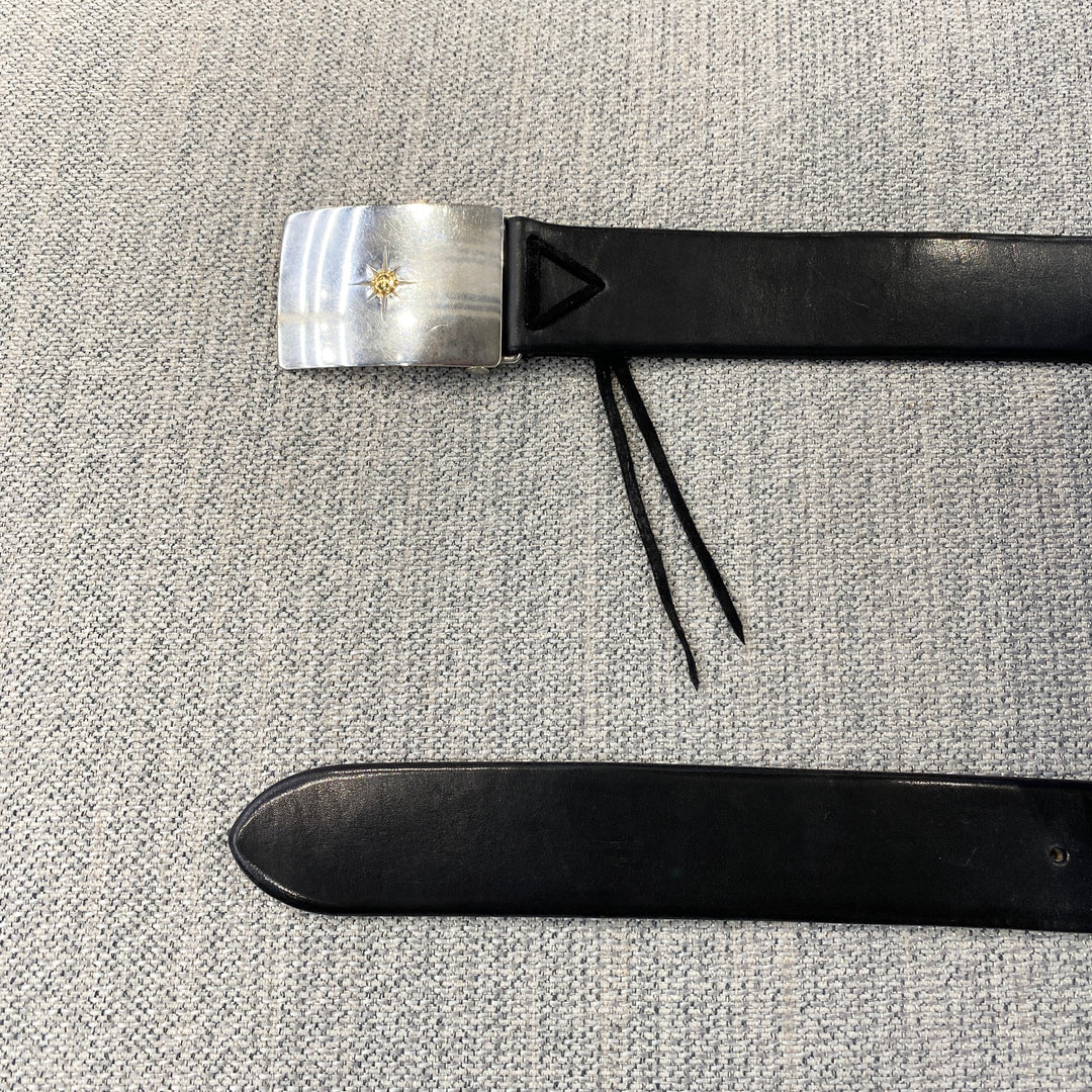 ゴローズ goro's 4cm可動式角バックルベルト(黒)※革新品 – DELTAone