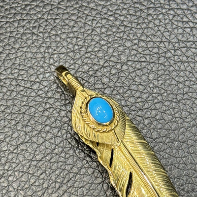 ゴローズ goro's [完品][超希少][現行]上金金縄TQ全金特大フェザー(右)