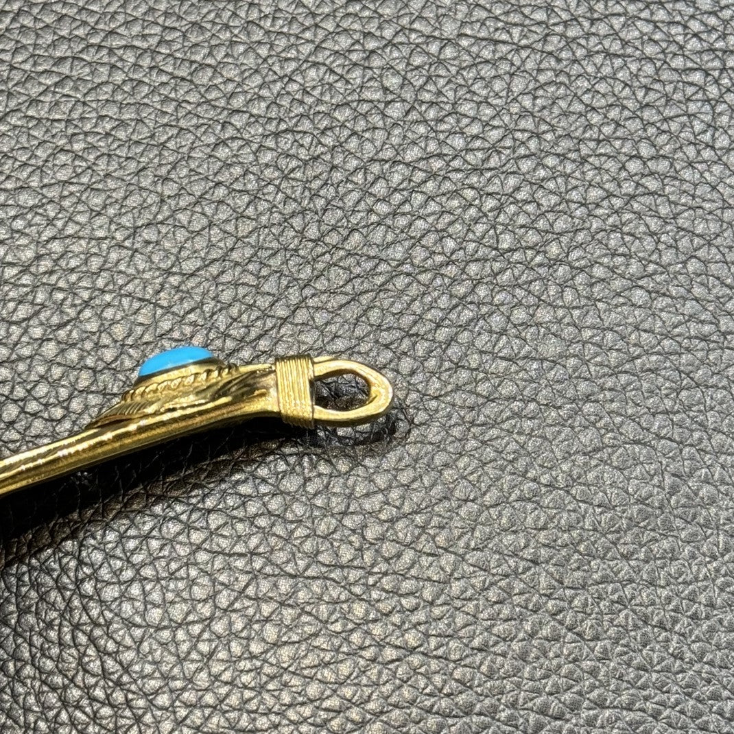 ゴローズ goro's [完品][超希少][現行]上金金縄TQ全金特大フェザー(右)