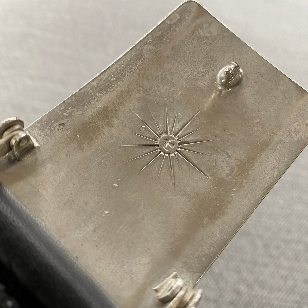 ゴローズ goro's [超希少]4cm可動式プレーン角バックルベルト(黒