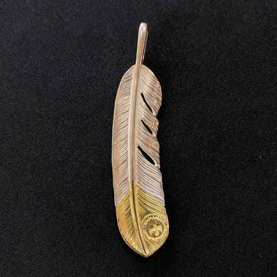 ゴローズ goro's [ほぼ新品][OLD]先金特大フェザー(右)※穴広げ無し ※重さ9.26g
