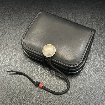 ゴローズ goro's [ほぼ新品]角型小銭入れ(黒)