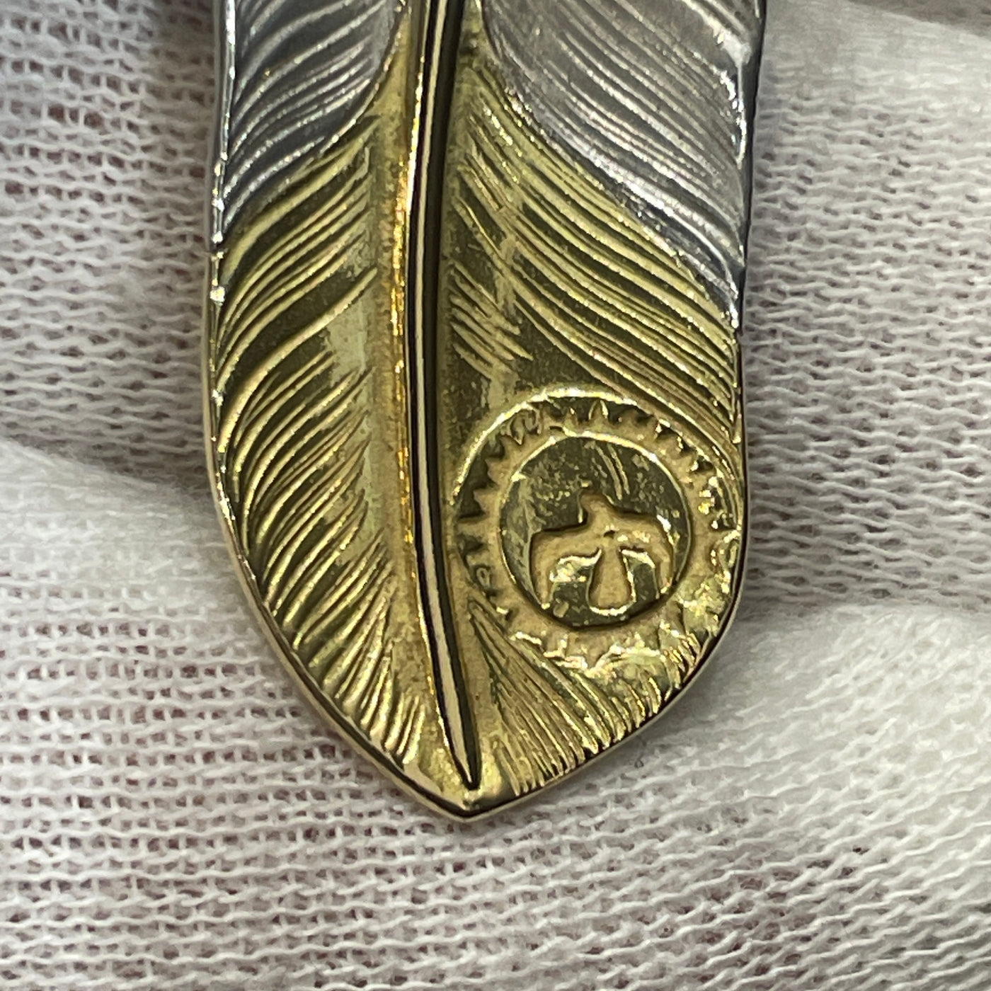 ゴローズ goro's[美品][現行]先金特大フェザー(右)※9.06g※現行初期※印台完璧