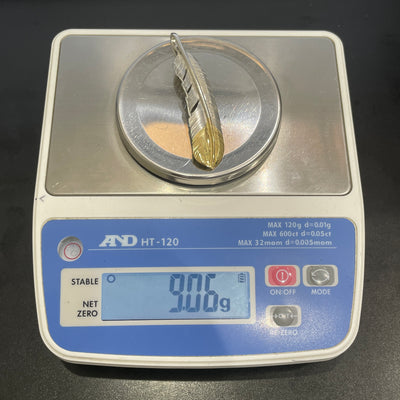 ゴローズ goro's[美品][現行]先金特大フェザー(右)※9.06g※現行初期※印台完璧