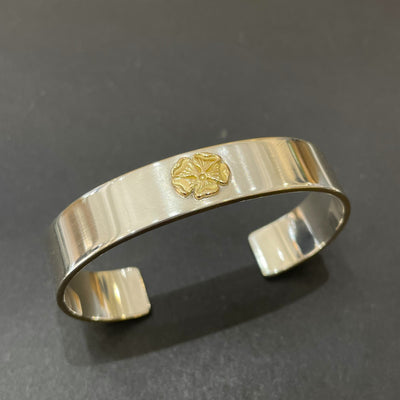 ゴローズ goro's [美品]平打ちローズブレス(S)