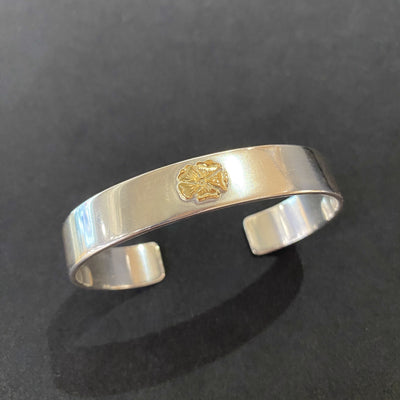 ゴローズ goro's [美品]平打ちローズブレス(L)