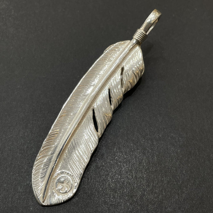 た*ん様 T*◎様 ゴローズ 上金金縄TQ特大フェザー タタキメタル小 細角セッ ゴローズ goro's [超美品][現行]上金金縄TQ特大フェザーSET(右