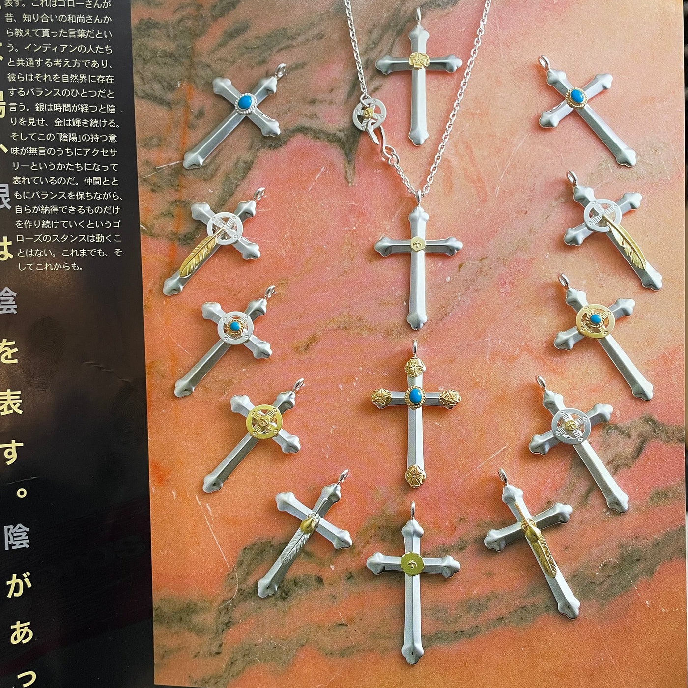 ゴローズ goro's [超希少][特注]金縄TQ全金ホイールクロス※裏メタル付