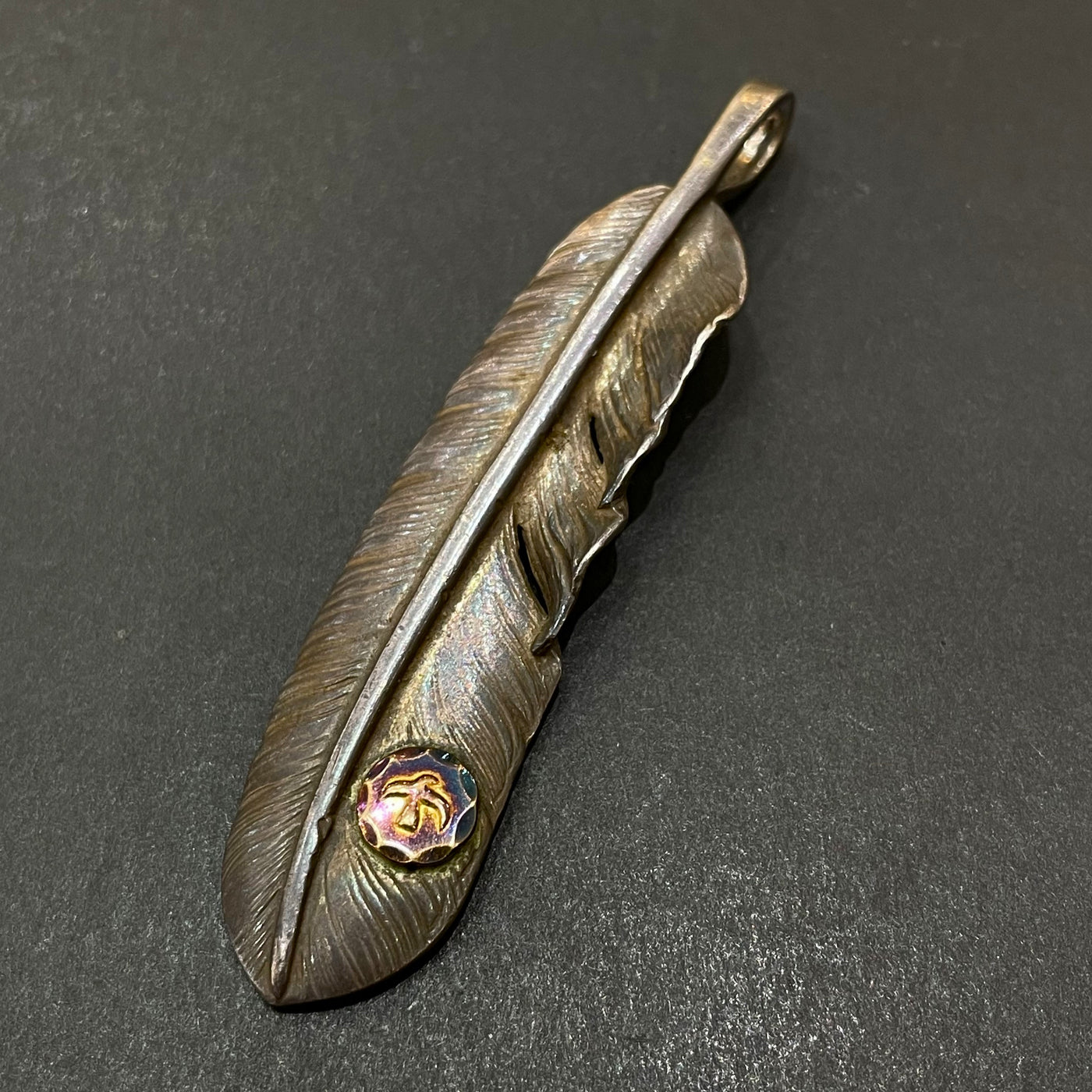 ゴローズ goro's [現行]メタル付特大フェザー(左) ※雰囲気抜群