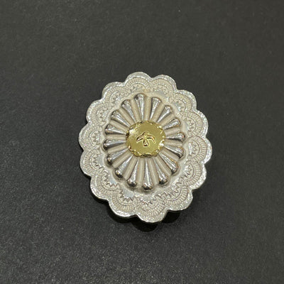 ゴローズ goro's [現行]K18付フラワーコンチョ(縦)