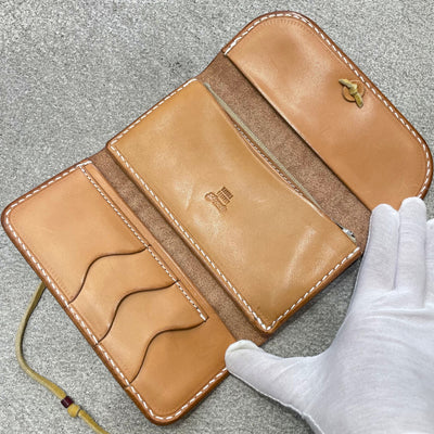 ゴローズ goro's [美品]三つ折り長財布(サドル)