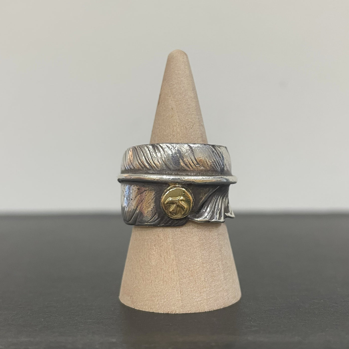 ゴローズ goro's メタル付フェザーリング(17号)※斜め飛び