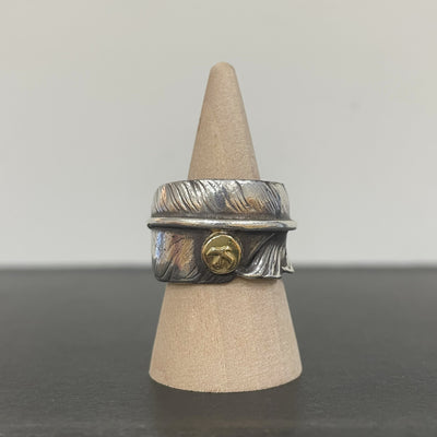 ゴローズ goro's メタル付フェザーリング(17号)※斜め飛び