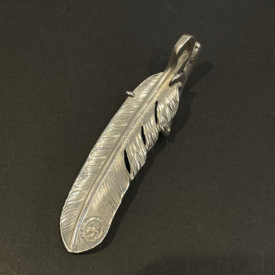 ゴローズ goro's [現行]SVツメ付特大フェザー(右)※メタル小