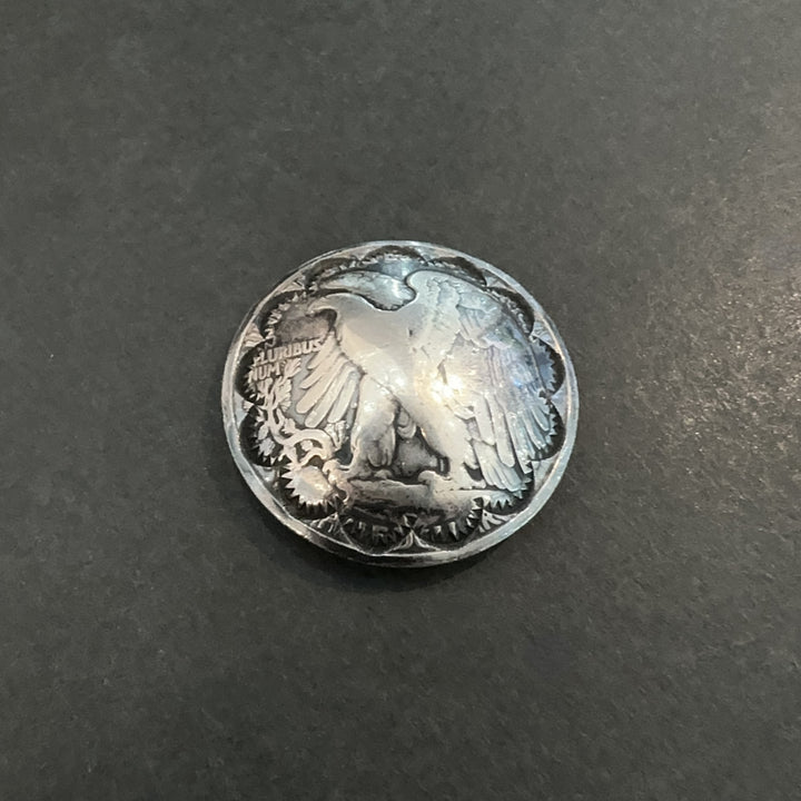 goro'sゴローズハーフダラーコンチョタガネ入りWマルカン