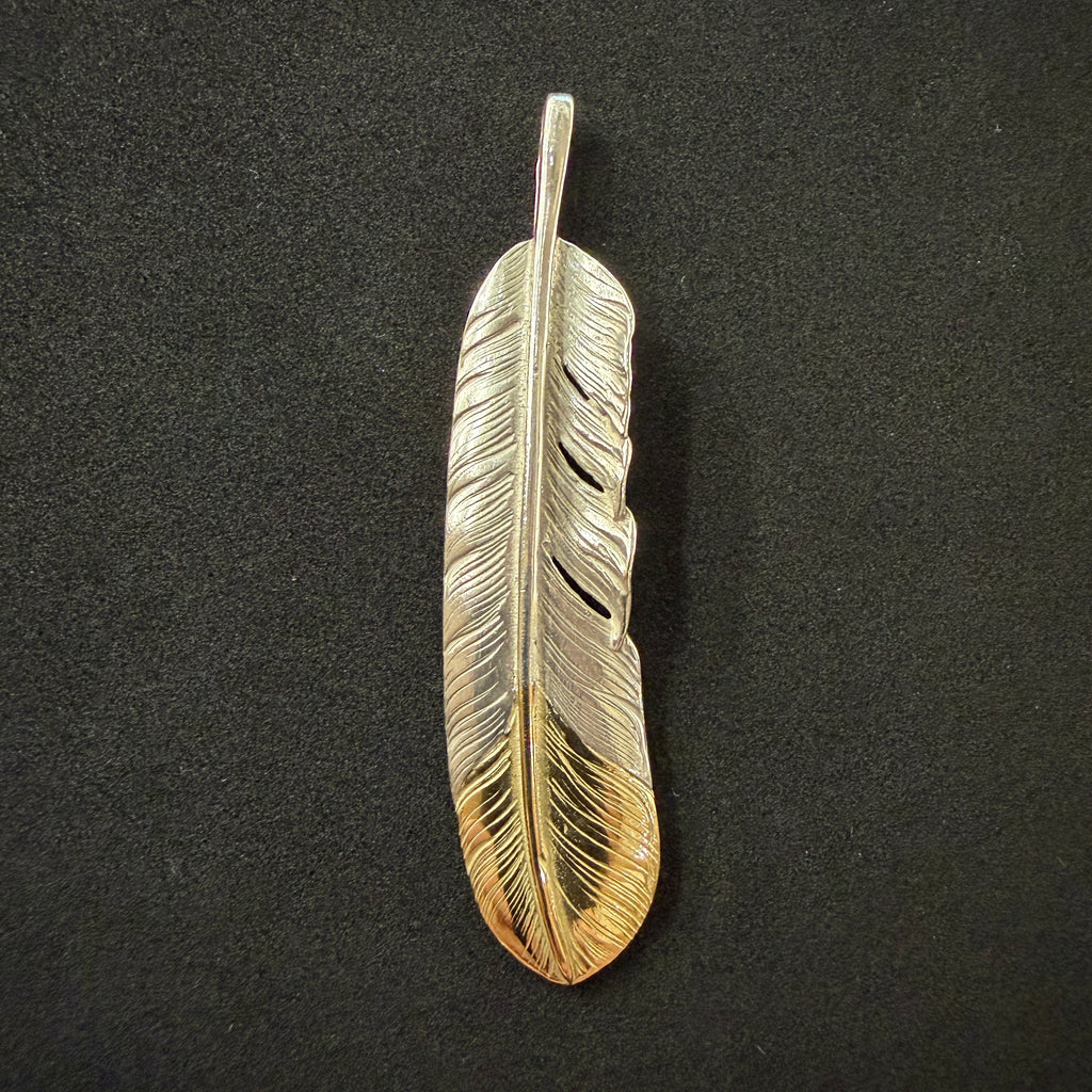 ゴローズ　先金フェザー 左向き　old ゴローズ goro's [OLD]先金特大フェザー(左) ※雰囲気抜群 – DELTAone