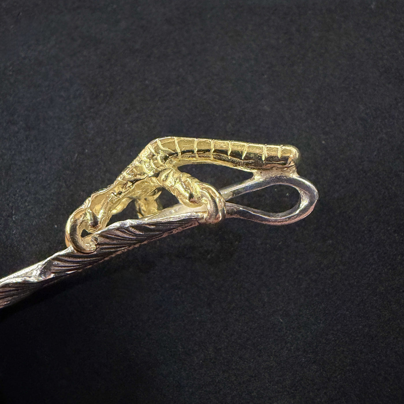 ゴローズ goro's [特注][超美品]金ツメメタル付特大フェザー(左)※メタル小※廃盤モデル